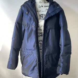 Womens Polo Ralph Lauren Large Metallic Blue Winter Jacket See Description